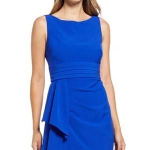 Cobalt blue evening gown